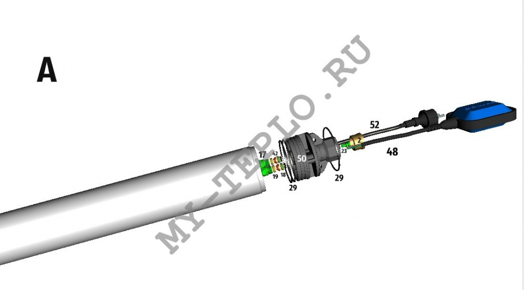 запчасти Джилекс Водомет Проф 55/75 А