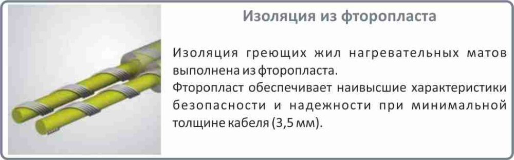 Конструкция мата Electrolux EEFM 2 150 0,5 теплый пол Electrolux eem 2 150 0,5 купить в Челябинске