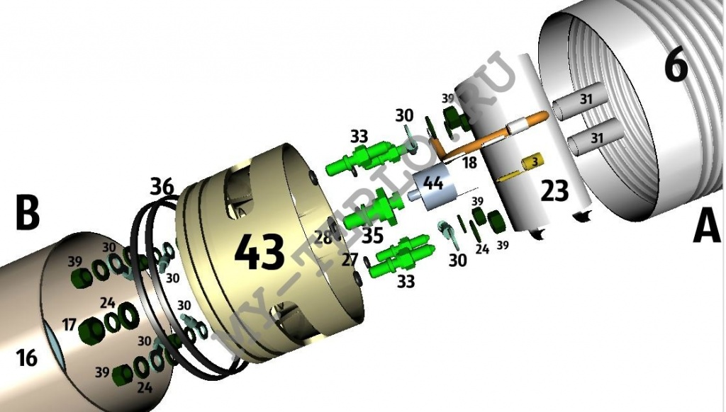 запчасти Джилекс Водомет 55/35