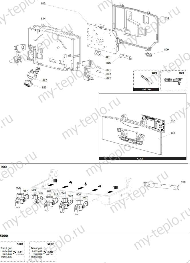 Запчасти Ariston CLAS X 24 FF купить в Казани