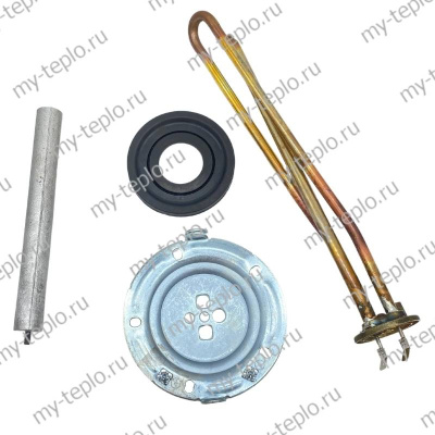 ТЭН 1 кВт левый для Ariston ABS VELIS EVO INOX POWER D UP 30-100, комплект (tenkoLABSVLSEVOINPWDUP)