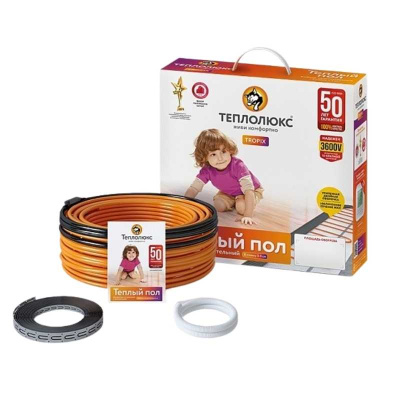 Греющий кабель Теплолюкс Tropix ТЛБЭ 32,0 м/630 Вт (до 4,2 кв. м.) (2206245)